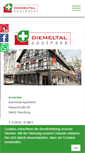 Mobile Screenshot of diemeltal-apotheke.de